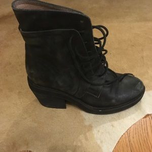 Jeffery Campbell heeled black boots